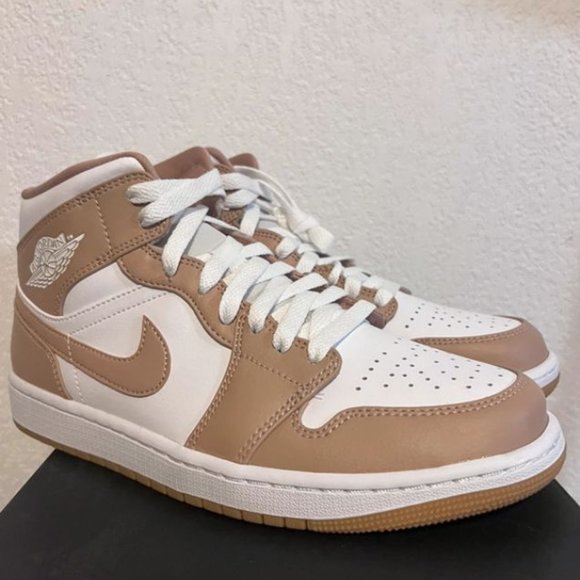 jordan Air jordan 1 mid tan gum Men\'s 554724 main image 8
